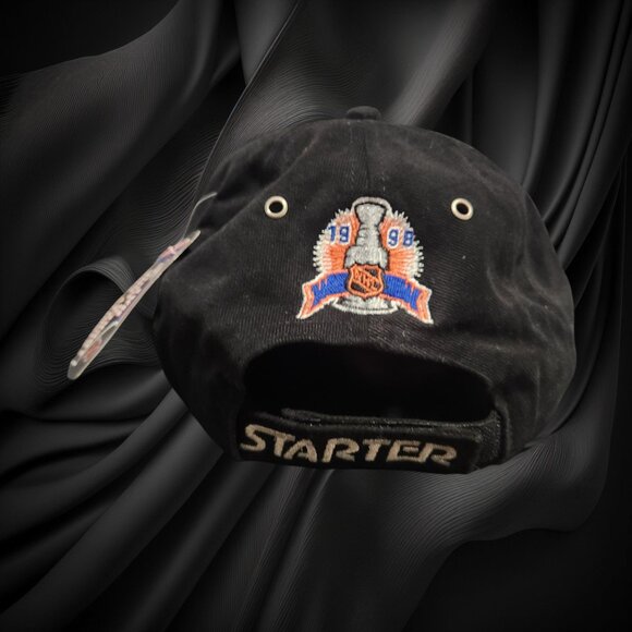 1998 Detroit Red Wings Stanley Cup Champs Velcroback Starter Hat with Tags - Picture 7 of 7